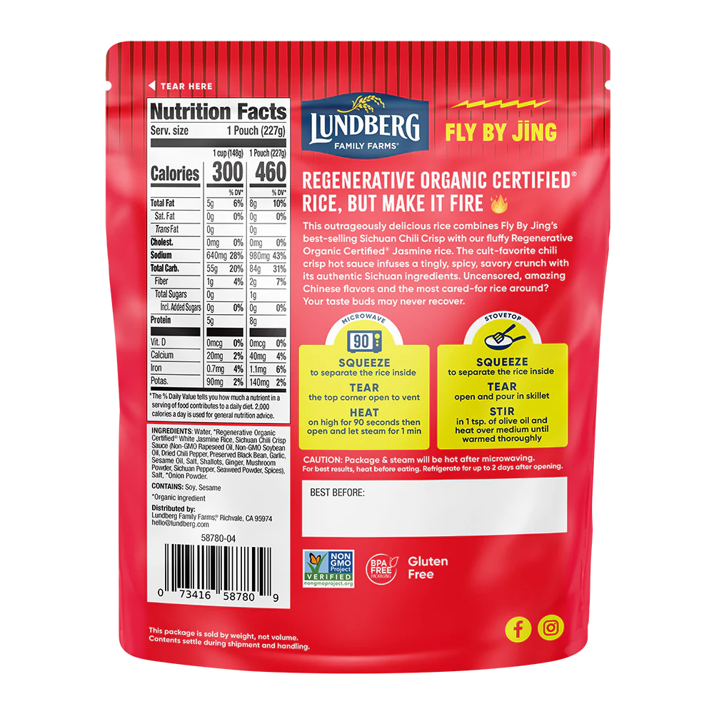 Lundberg x Fly by Jing Chili Crisp Rice - Image 4
