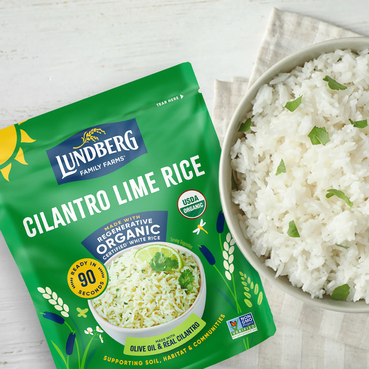 Organic 90-Second Cilantro Lime Rice - Image 3