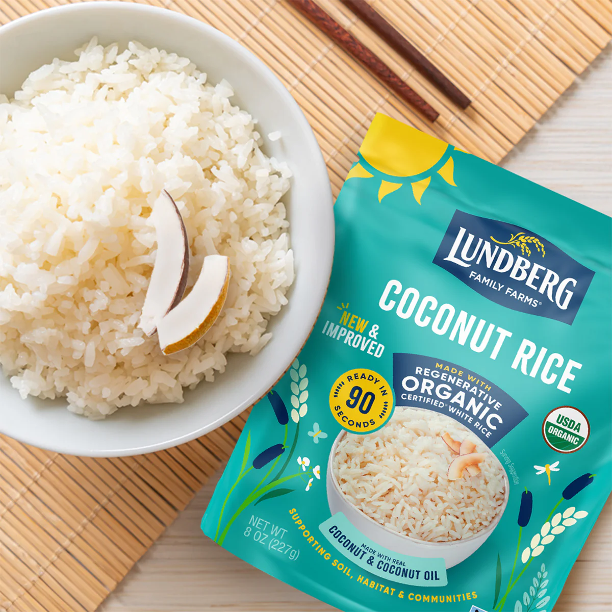 Organic 90-Second Coconut Rice - Image 3