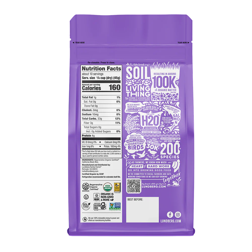 Organic Black Pearl Rice - Image 3