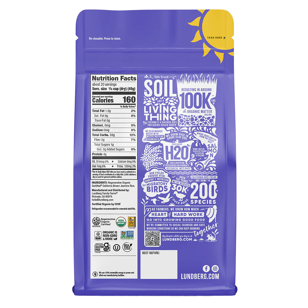 Organic Brown Jasmine Rice - Image 3