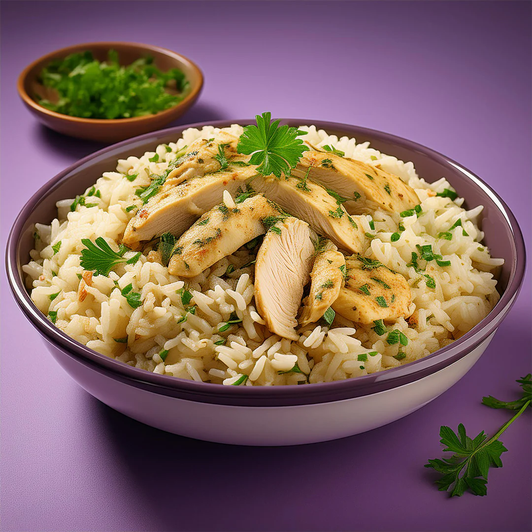Organic Chicken & Herb Rice - Image 4