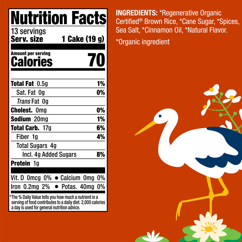 Organic Cinnamon Toast Rice Cakes - Image 5