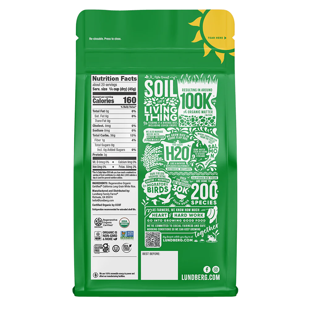Organic Long Grain White Rice - Image 4