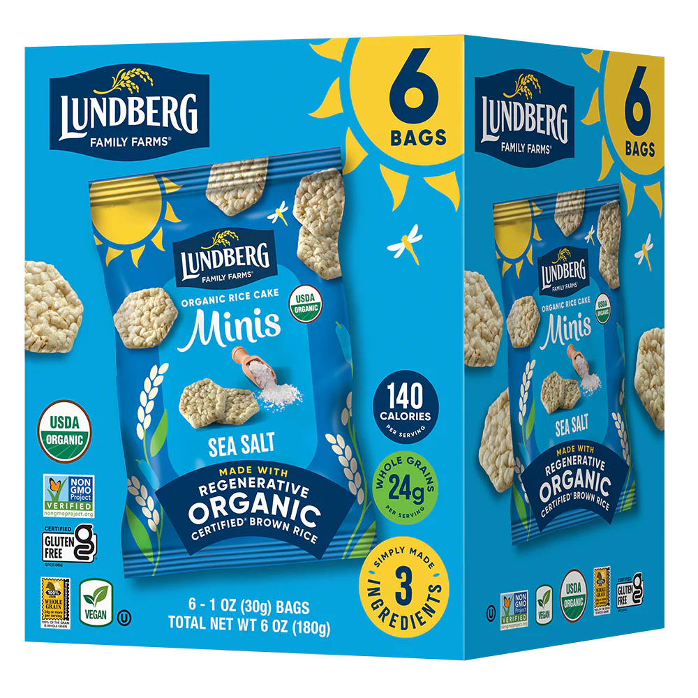 Organic Sea Salt Rice Cake Minis, Single-Serve - Image 7