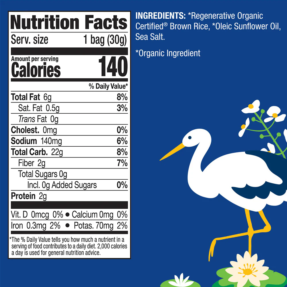 Organic Sea Salt Rice Cake Minis, Single-Serve - Image 8