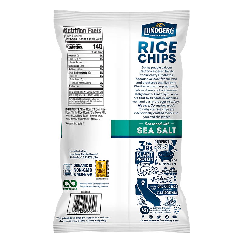 Sea Salt Rice Chips - Image 3