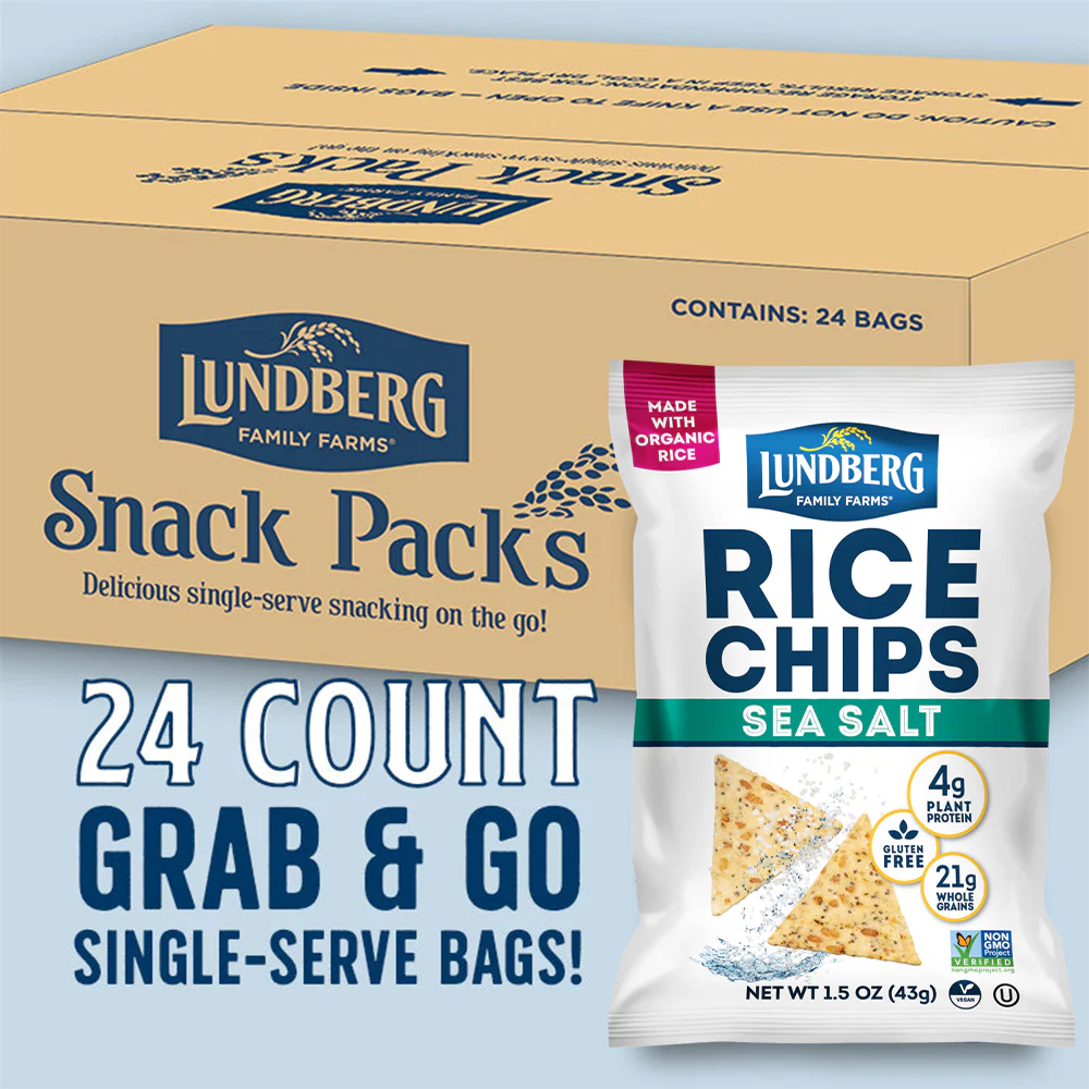 Sea Salt Rice Chips - Single-Serve - Image 4