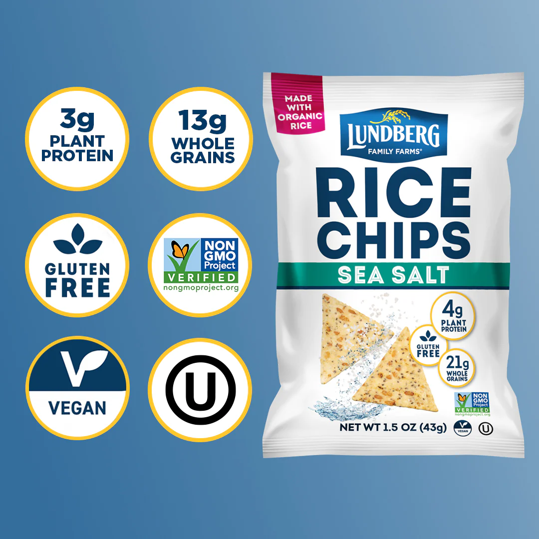 Sea Salt Rice Chips - Single-Serve - Image 5